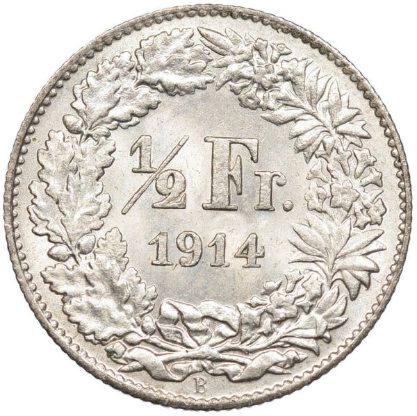 26131_1 50 Rappen, 1914, unz/stgl