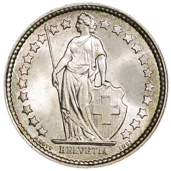 50 Rappen, 1914, Stempelglanz