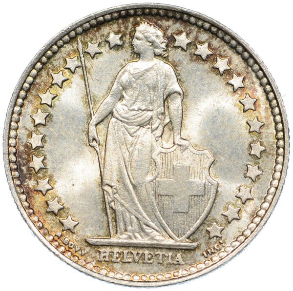 50 Rappen, 1916, unzirkuliert