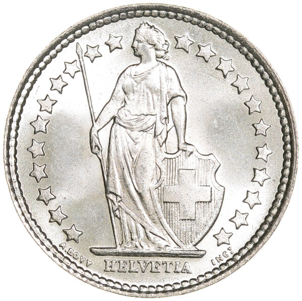 50 Rappen, 1920, Stempelglanz
