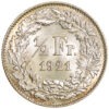 50 Rappen, 1921, Stempelglanz