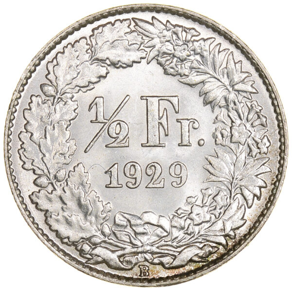 26146_1 50 Rappen, 1929, Stempelglanz