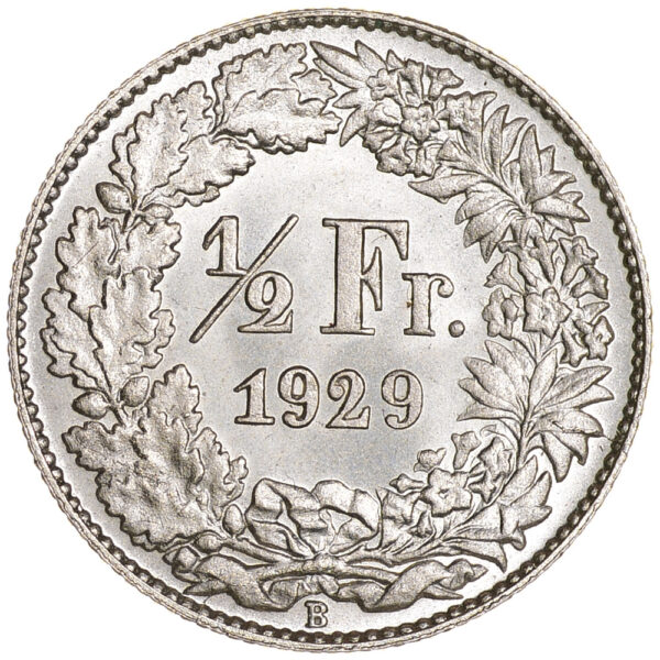 26147_1 50 Rappen, 1929, unz/stgl