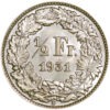 50 Rappen, 1931, Stempelglanz