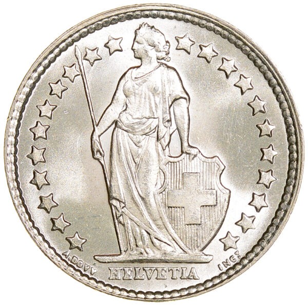 50 Rappen, 1932, Stempelglanz
