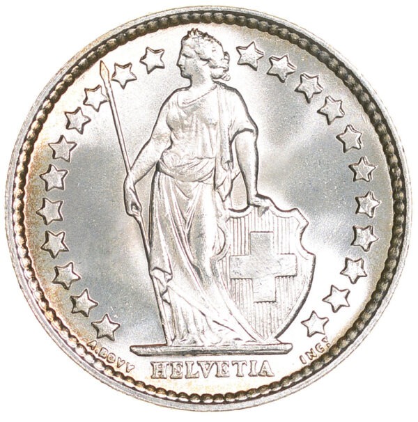 50 Rappen, 1936, Stempelglanz