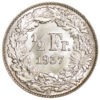 50 Rappen, 1937, Stempelglanz