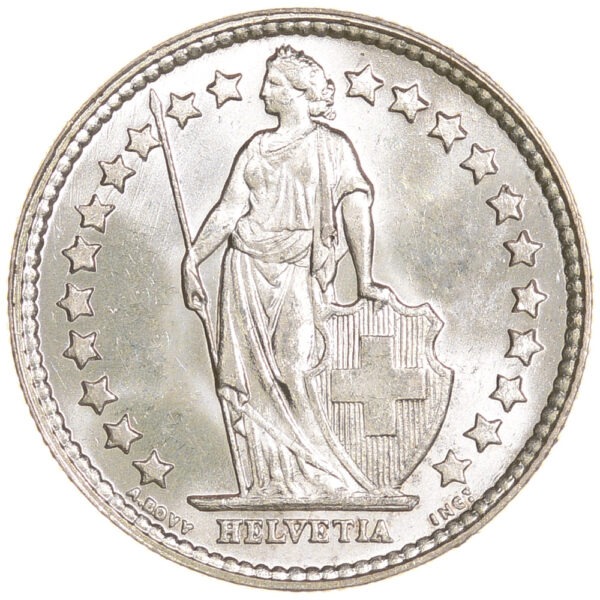50 Rappen, 1937, Stempelglanz