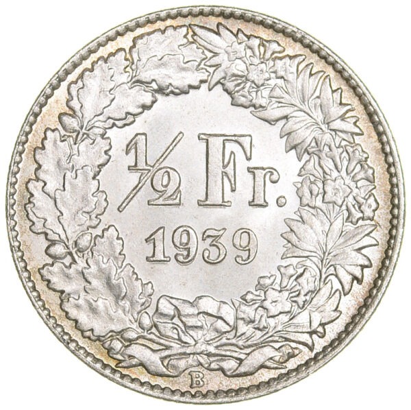 26156_1 50 Rappen, 1939, unz/stgl