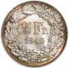 50 Rappen, 1940, Stempelglanz