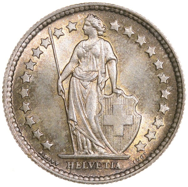 50 Rappen, 1940, Stempelglanz