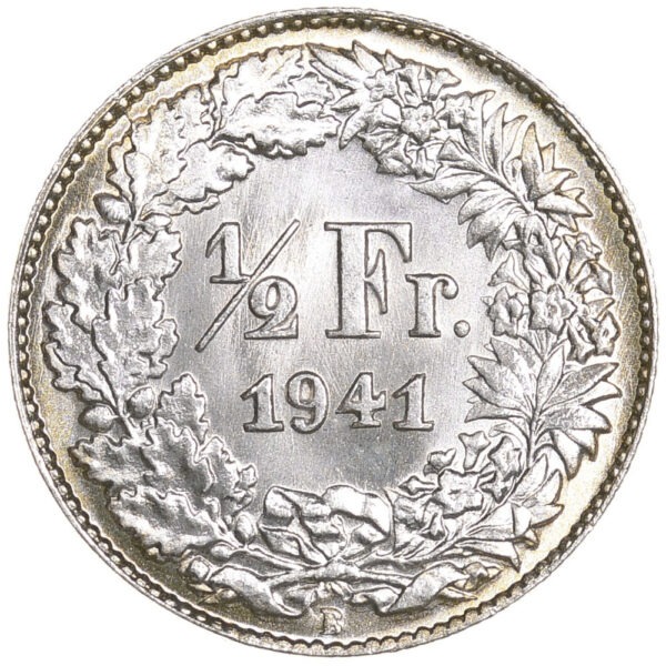 26162_1 50 Rappen, 1941, Stempelglanz