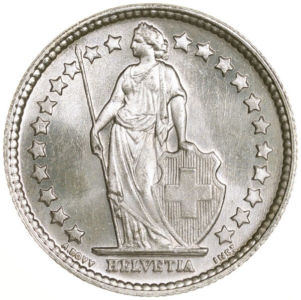 50 Rappen, 1941, Stempelglanz