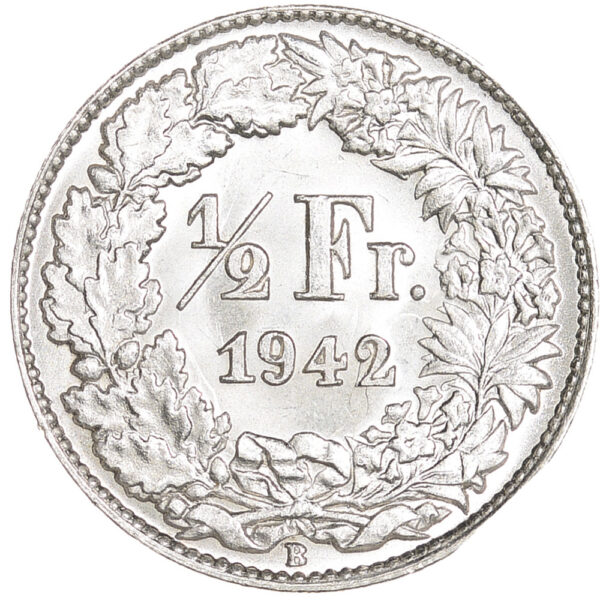 26164_1 50 Rappen, 1942, unz/stgl