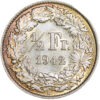 50 Rappen, 1942, Stempelglanz