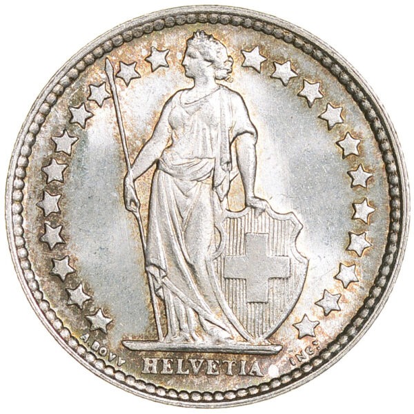50 Rappen, 1942, Stempelglanz