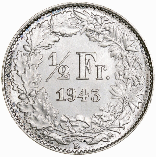 26167_1 50 Rappen, 1943, unz/stgl