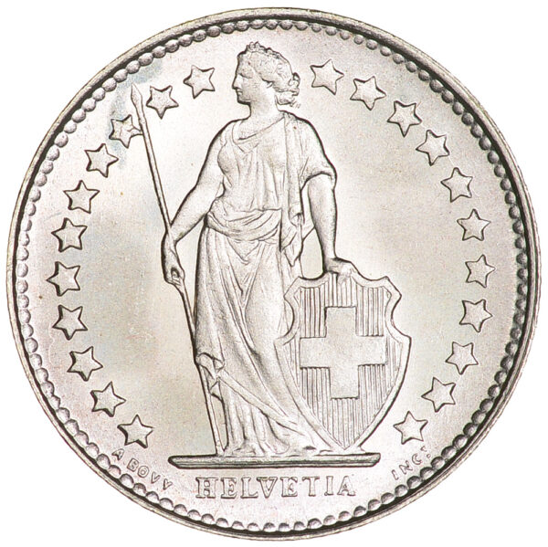 50 Rappen, 1944, Stempelglanz