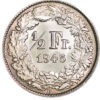 50 Rappen, 1945, Stempelglanz