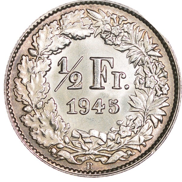 26174_1 50 Rappen, 1945, Stempelglanz