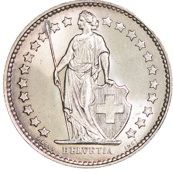 50 Rappen, 1945, Stempelglanz