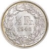 50 Rappen, 1948, Stempelglanz
