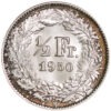 50 Rappen, 1950, Stempelglanz