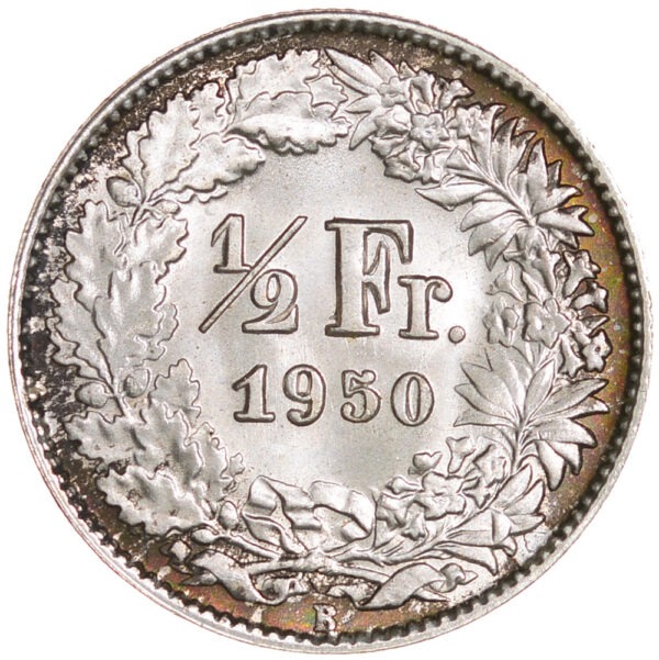 26185_1 50 Rappen, 1950, Stempelglanz