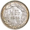 50 Rappen, 1951, Stempelglanz