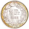 50 Rappen, 1955, Stempelglanz