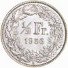50 Rappen, 1956, Erstabschlag