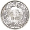 50 Rappen, 1960, Stempelglanz