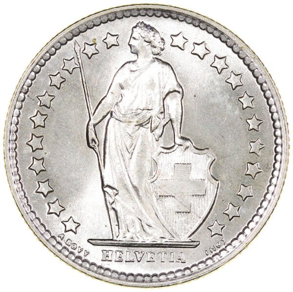 50 Rappen, 1960, Stempelglanz