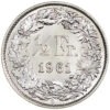 50 Rappen, 1961, Stempelglanz