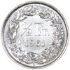 50 Rappen, 1961, Erstabschlag