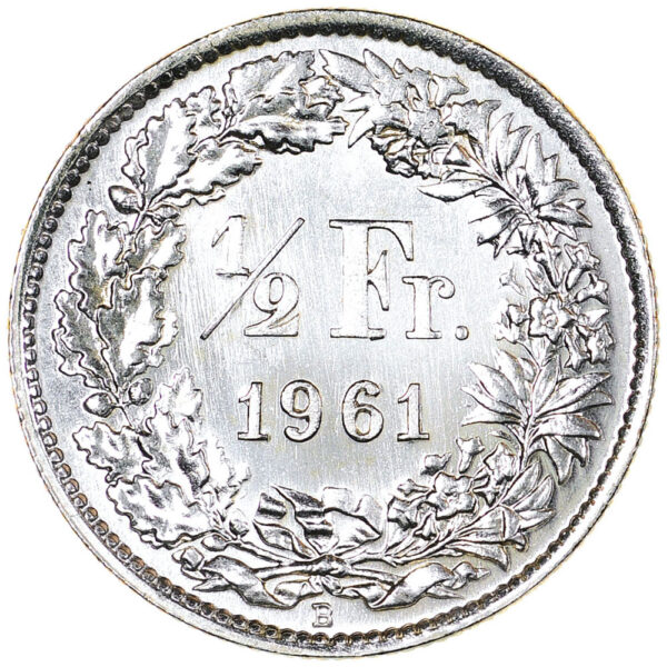 26211_1 50 Rappen, 1961, Erstabschlag