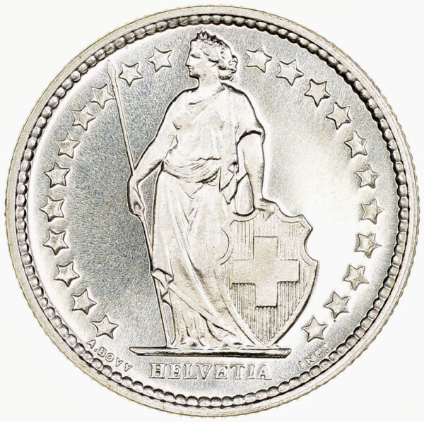50 Rappen, 1961, Erstabschlag