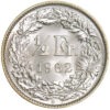 50 Rappen, 1962, Stempelglanz