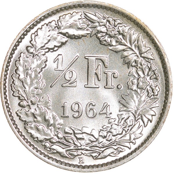 26215_1 50 Rappen, 1964, Stempelglanz