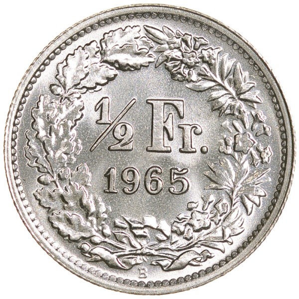 26216_1 50 Rappen, 1965, Stempelglanz