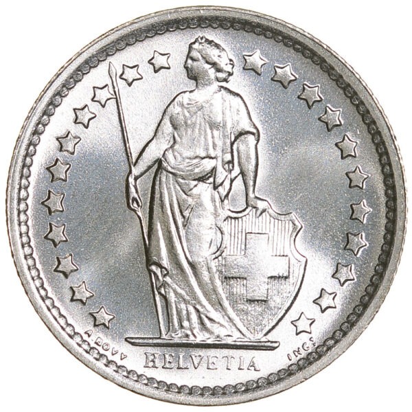 50 Rappen, 1965, Stempelglanz