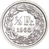 50 Rappen, 1966, Stempelglanz