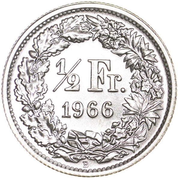 26217_1 50 Rappen, 1966, Stempelglanz