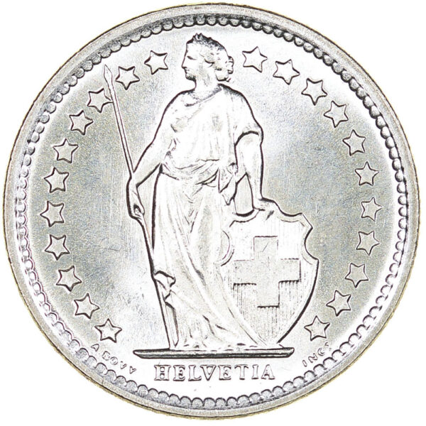 50 Rappen, 1967, Stempelglanz