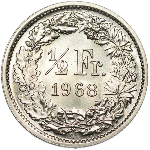 26220_1 50 Rappen, 1968, Stempelglanz