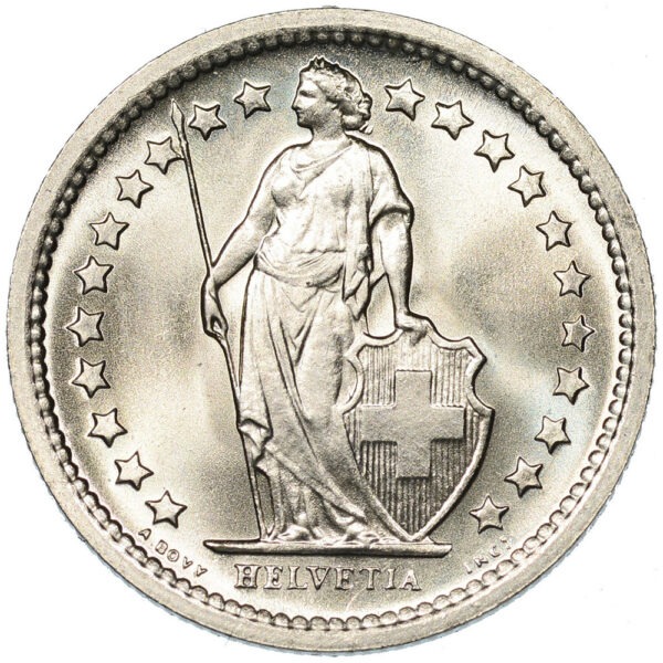 50 Rappen, 1968, Stempelglanz