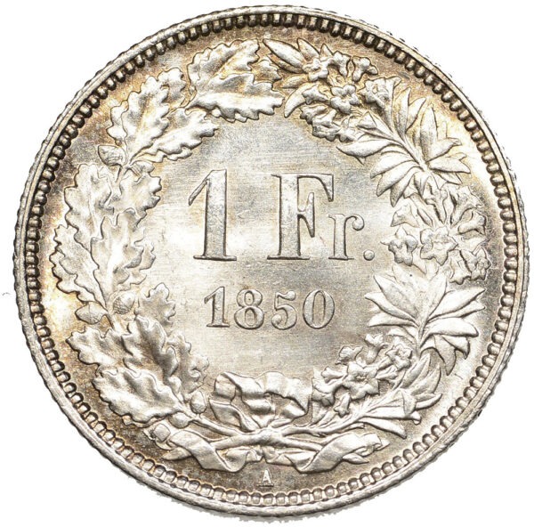 26236_1 1 Franken, 1850, unzirkuliert