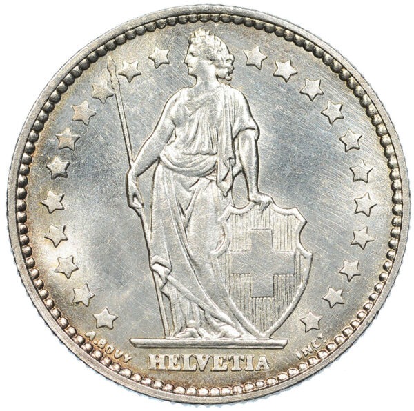 1 Franken, 1875, Stempelglanz / EA