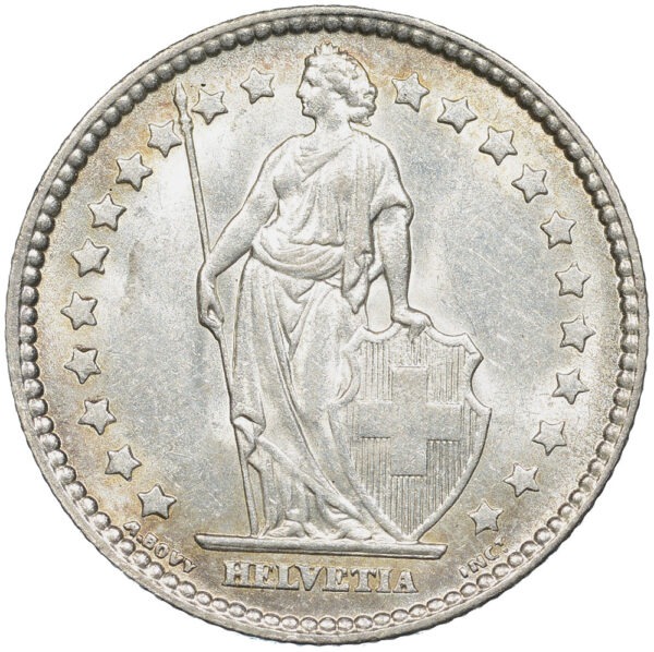 1 Franken, 1877, fast unzirkuliert