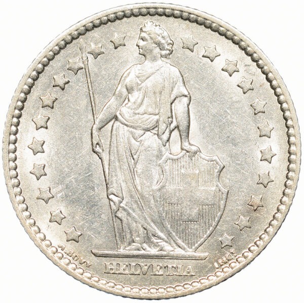 1 Franken, 1880, vz-unz
